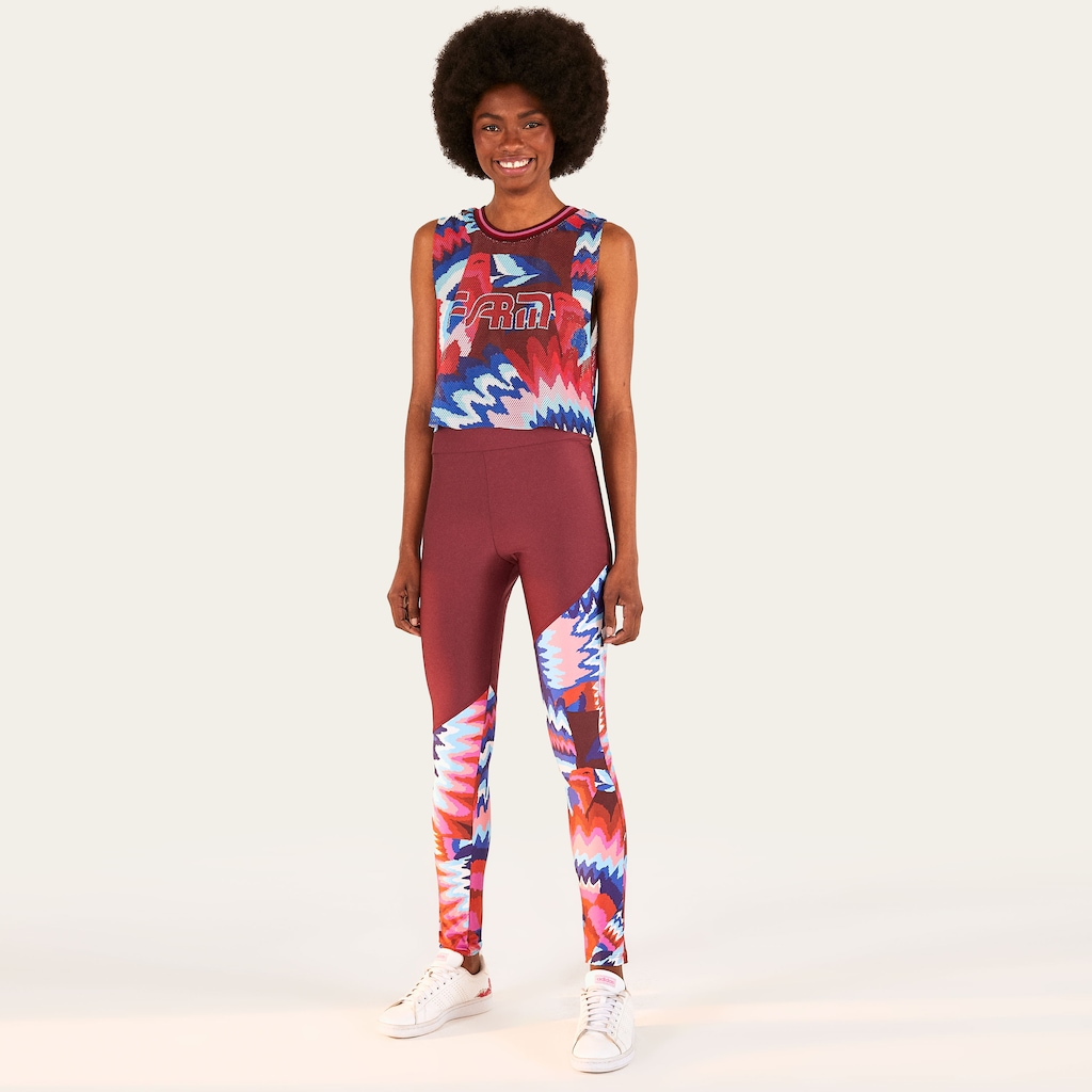 Imagem 3 do produto Calça Legging Feminina Farm Chevron Tucanos
