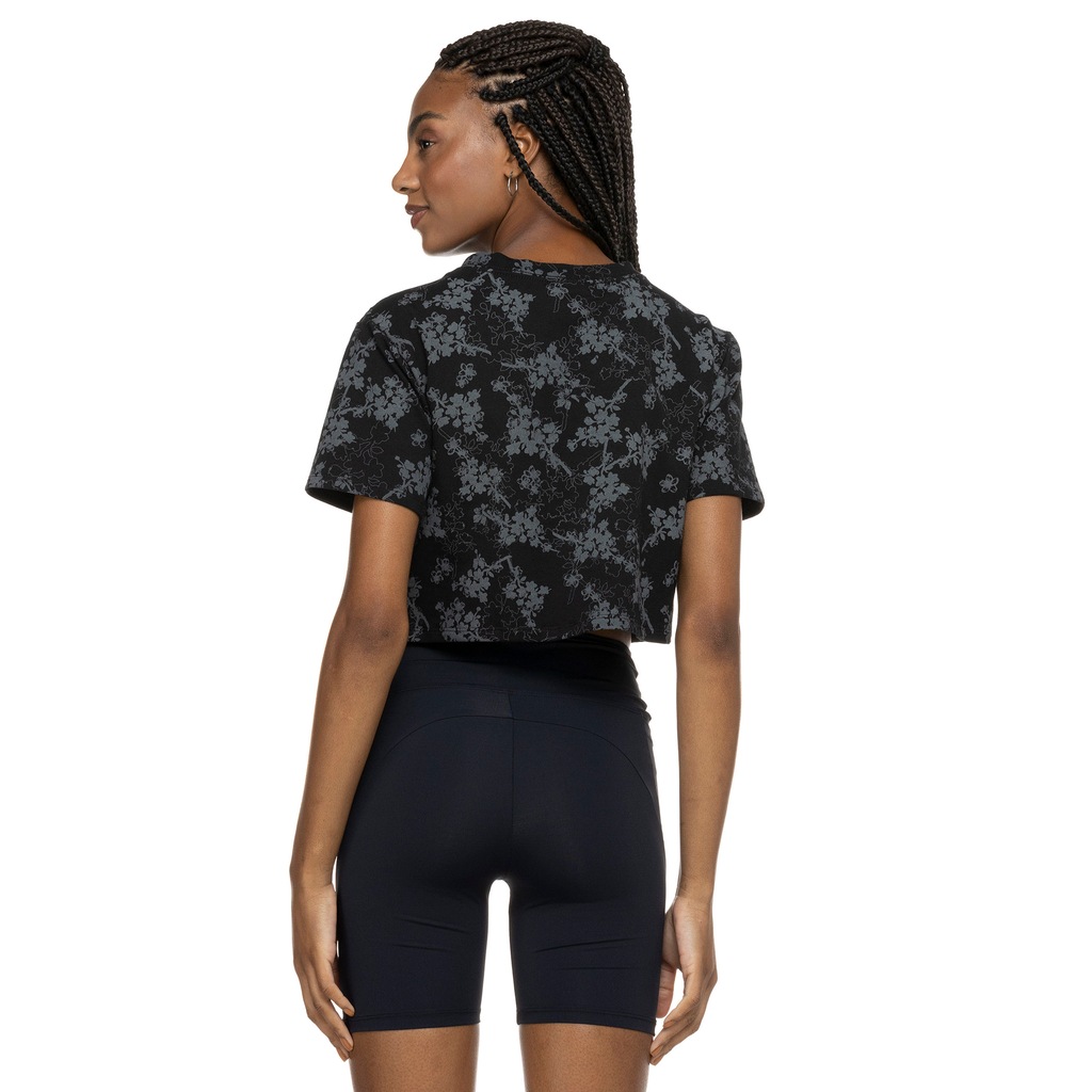 Imagem 2 do produto Blusa Feminina Manga Curta Cropped ASICS Full Print