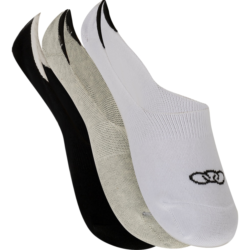 Imagem 1 do produto Kit de Meias Olympikus Ultra Invisível com 3 Pares - Adulto