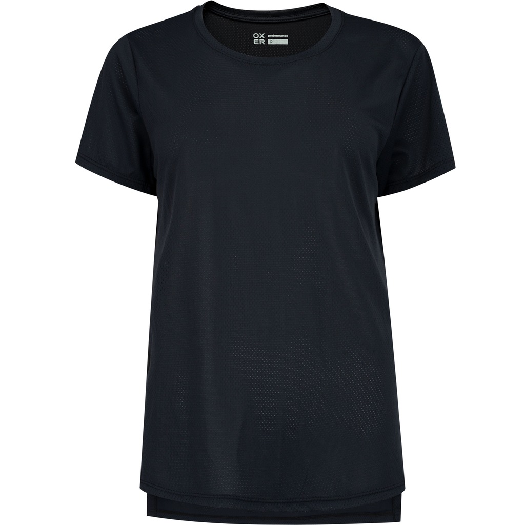 Imagem 4 do produto Camiseta Respirável Cava Tradicional Oxer Manga Curta com Abertura Lateral - Feminina
