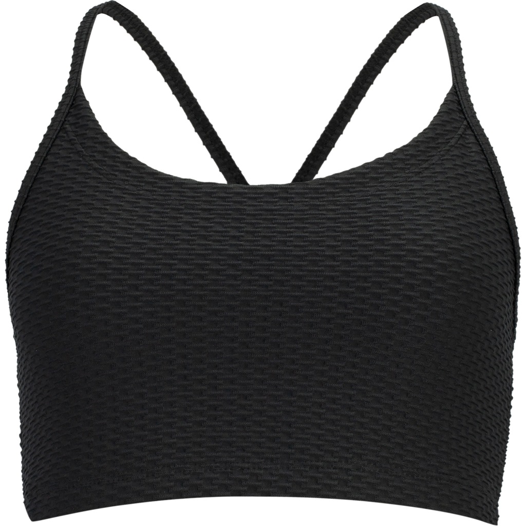 Imagem 1 do produto Top Fitness sem Bojo Oxer Baixa Sustentação Alça Fina Textura - Adulto