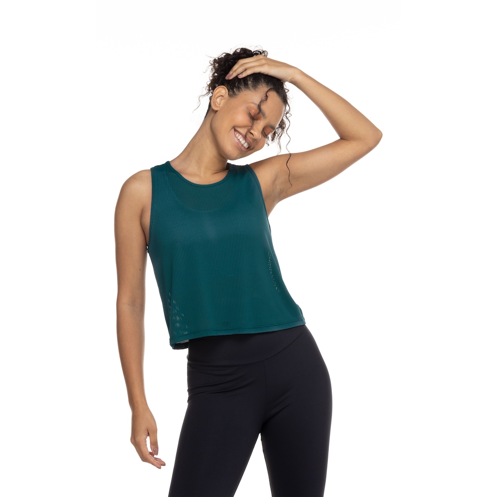 Imagem 4 do produto Camiseta Regata Oxer Texturizada - Feminina