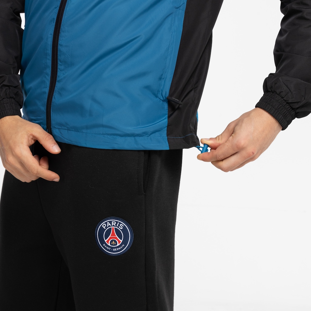 Jaqueta Psg Masculina Balboa Windbreaker Capuz Recorte Em Promo O