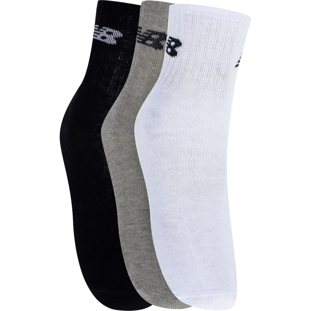 Imagem 3 do produto Kit de Meias New Balance Cano Alto - 3 Pares - Adulto