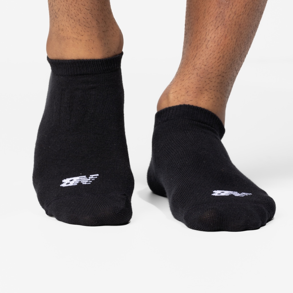 Imagem 5 do produto Kit de Meias New Balance Cano Invisível - 3 Pares - Adulto