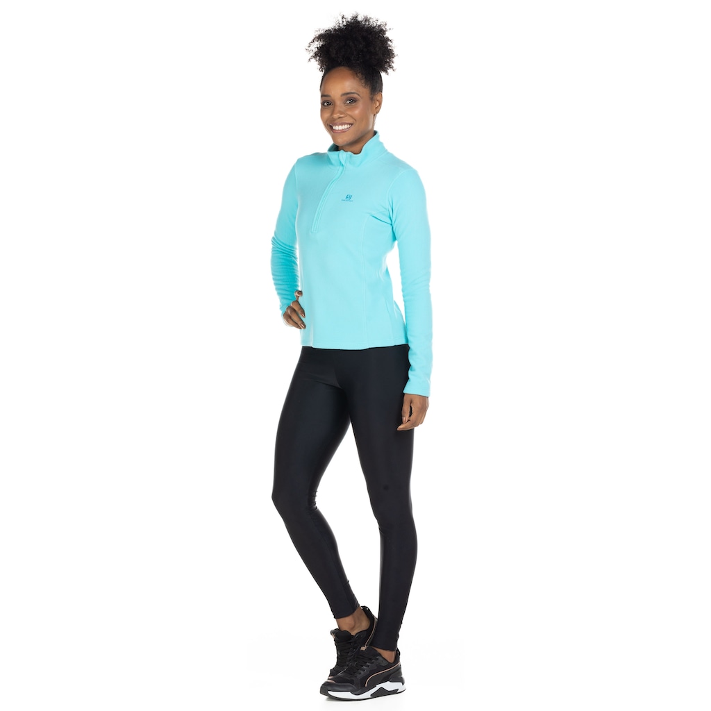 Imagem 3 do produto Blusa de Fleece Feminina Salomon Polar 1/2 Zíper com Proteção Solar UV