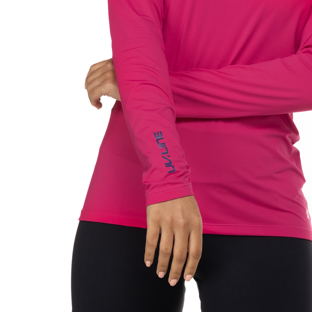 Imagem 3 do produto Camiseta Uv Line Manga Longa com Proteção Solar Slim - Feminina