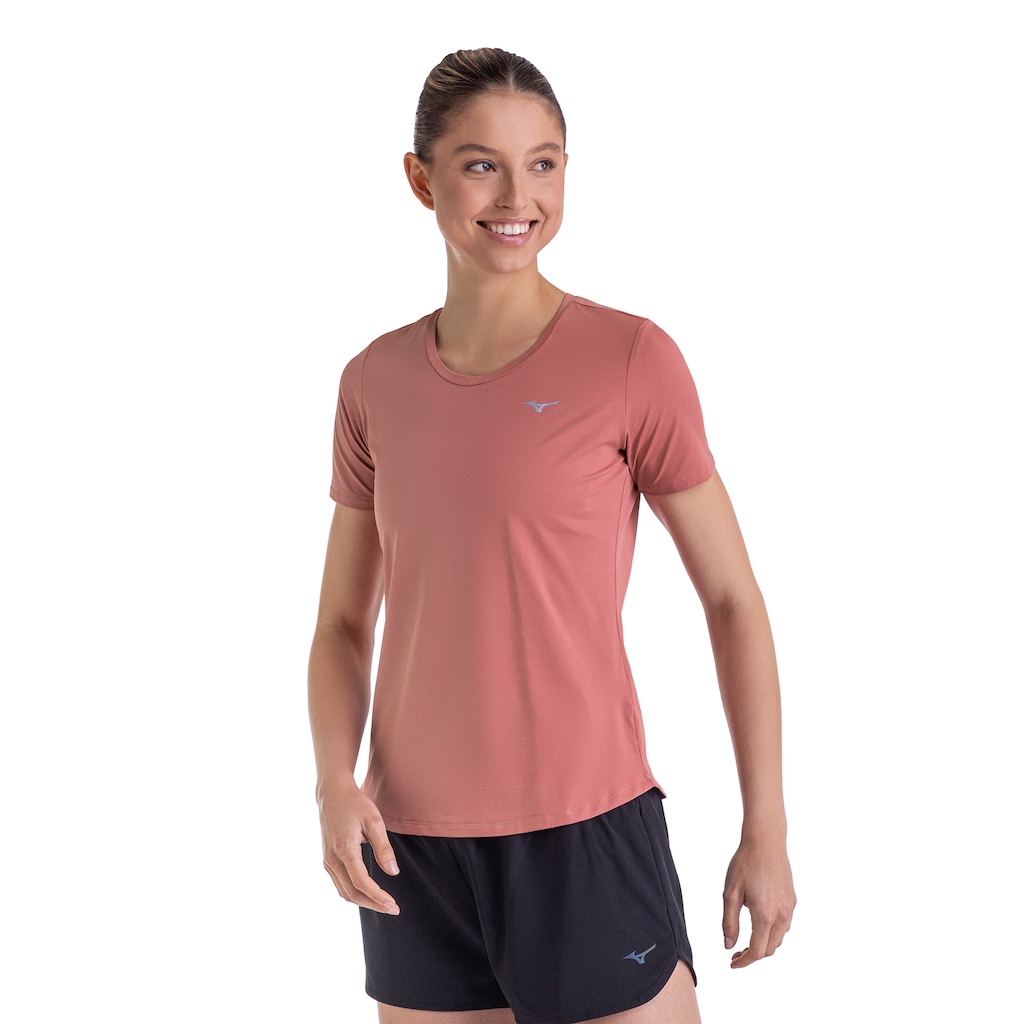 Imagem 2 do produto Camiseta Mizuno Manga Curta com Proteção UV FC - Feminina