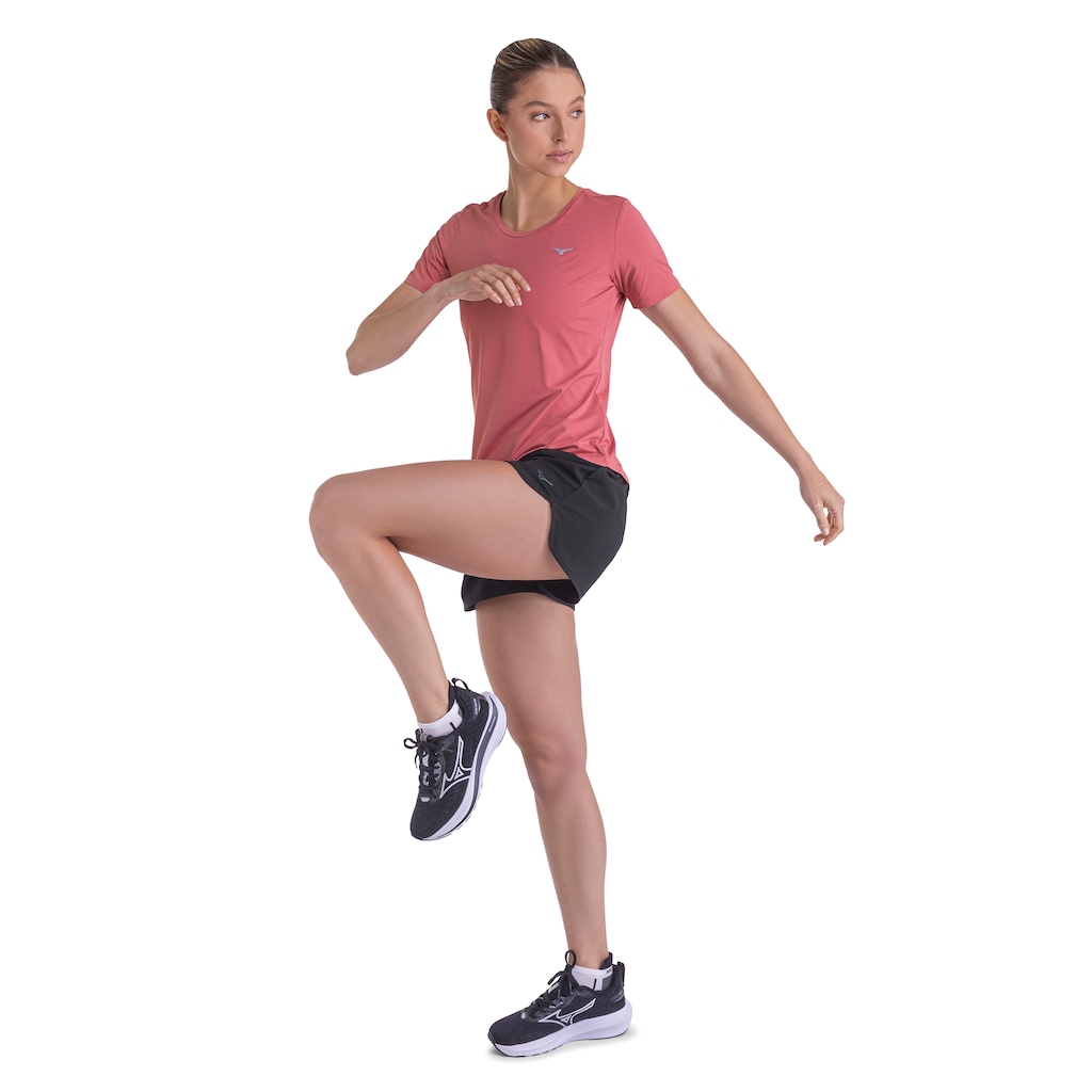 Imagem 4 do produto Camiseta Mizuno Manga Curta com Proteção UV FC - Feminina