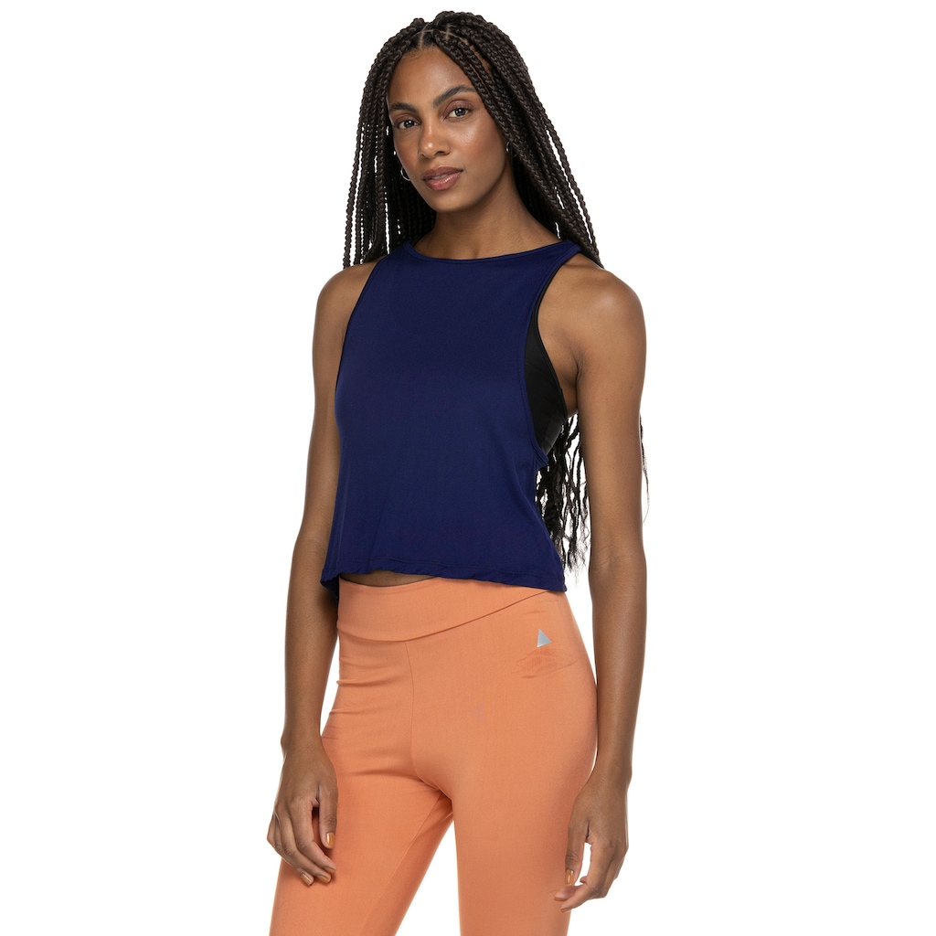 Imagem 3 do produto Camiseta Regata Feminina Lauf Basic Cropped