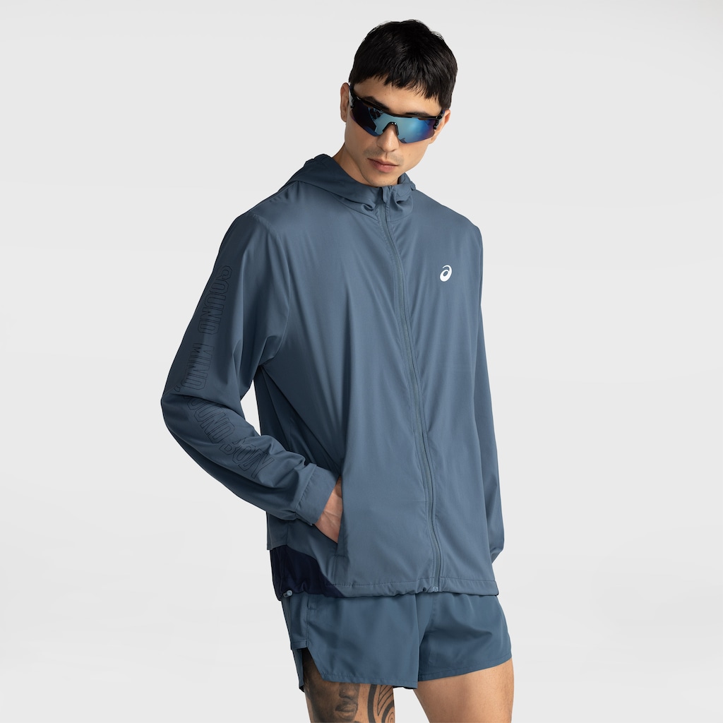 Imagem 1 do produto Jaqueta Masculina ASICS com Capuz Icon Packable