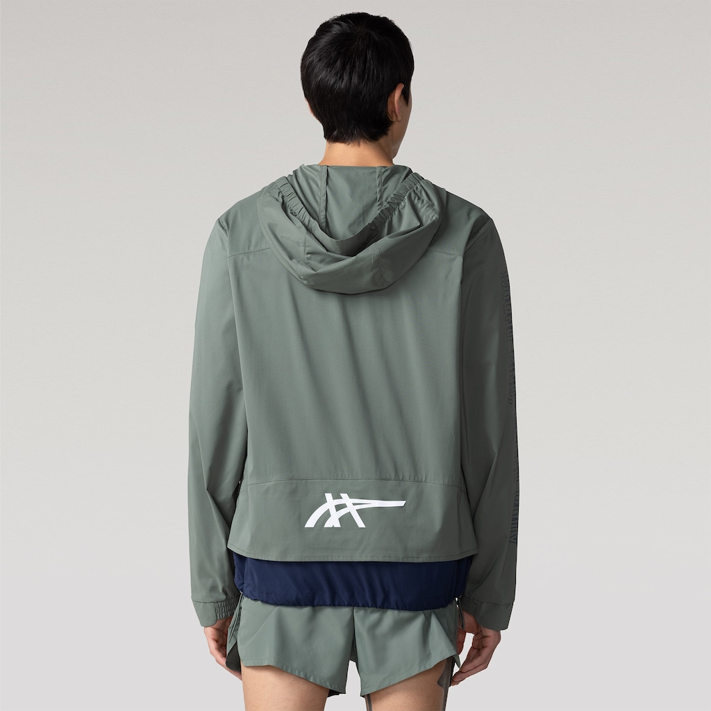 Imagem 2 do produto Jaqueta Masculina ASICS com Capuz Icon Packable