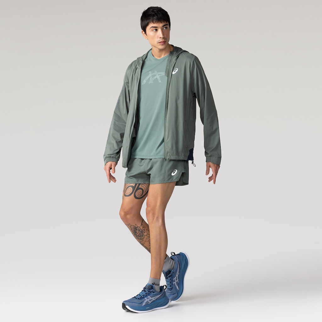 Imagem 3 do produto Jaqueta Masculina ASICS com Capuz Icon Packable