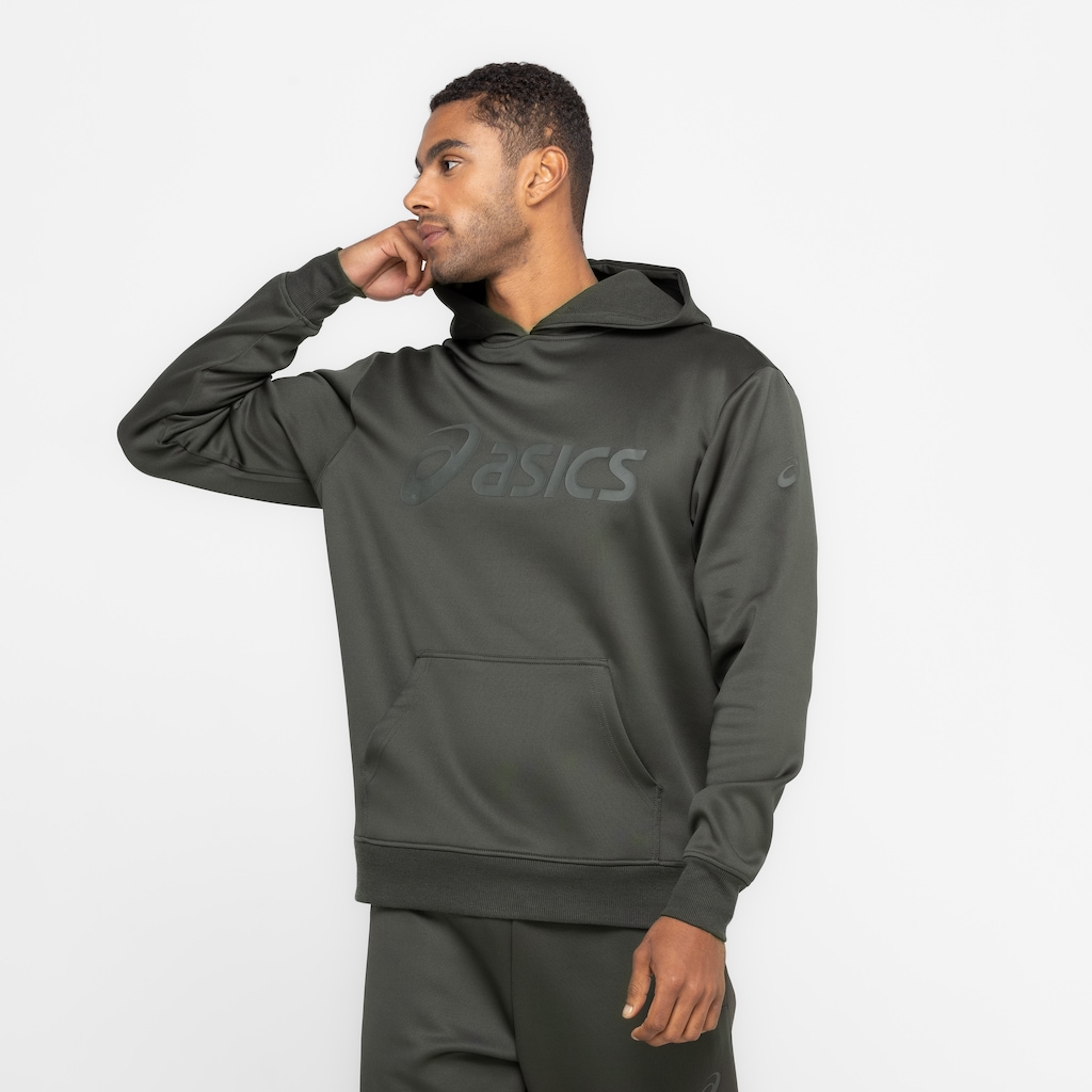 Imagem 3 do produto Conjunto de Agasalho Masculino ASICS com Capuz Interlock Fechado