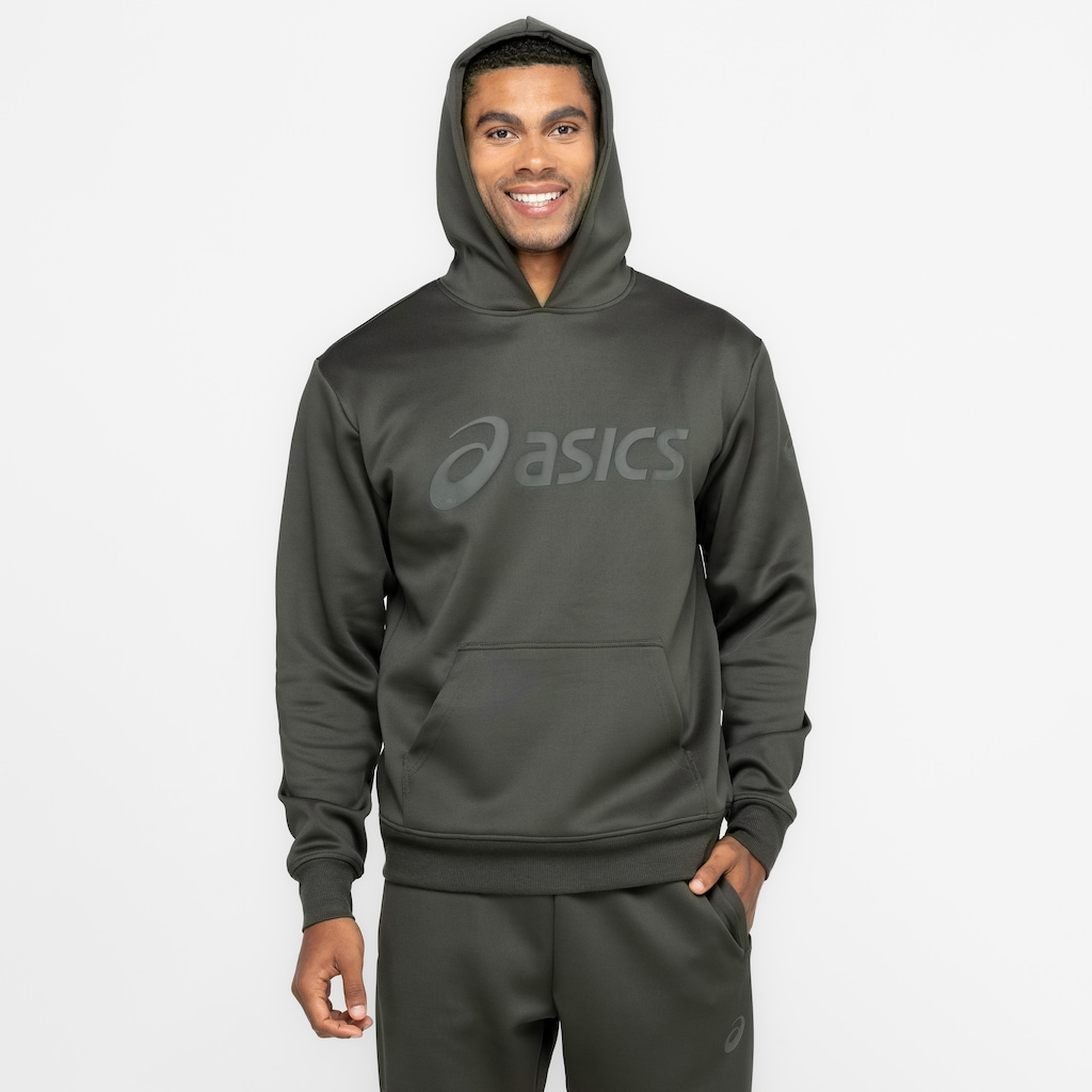Imagem 5 do produto Conjunto de Agasalho Masculino ASICS com Capuz Interlock Fechado