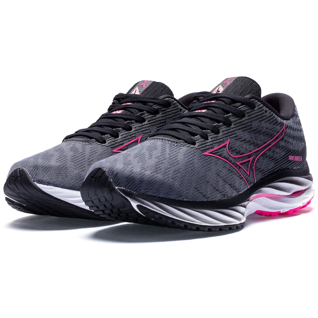 Imagem 2 do produto Tênis Mizuno Wave Rider 26 Pink Ribbon - Masculino