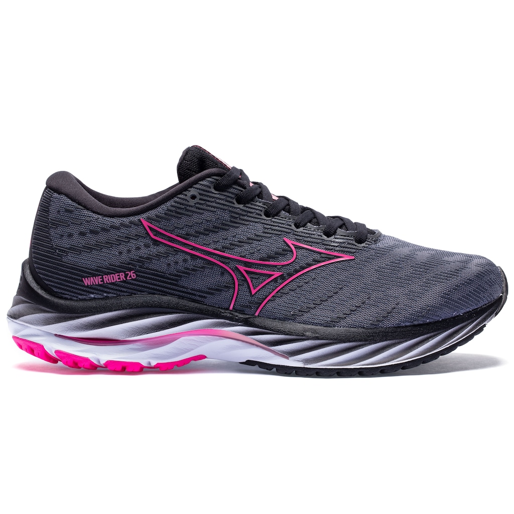 Imagem 1 do produto Tênis Mizuno Wave Rider 26 Pink Ribbon - Masculino