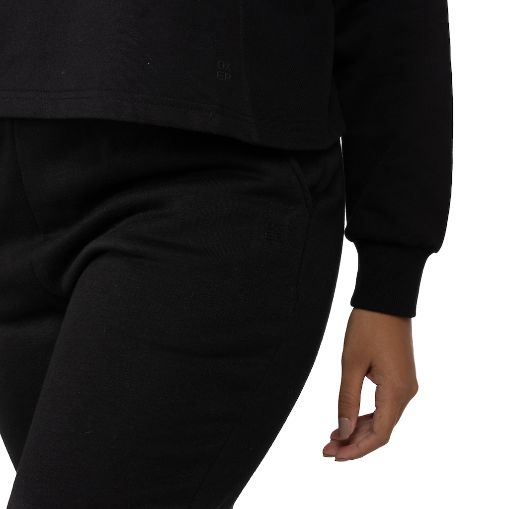 Imagem 5 do produto Blusa de Moletom Feminina Oxer com Recorte Texturizado na Lateral