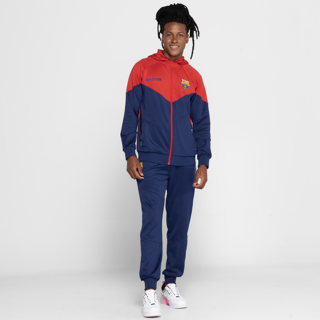 Imagem 3 do produto Jaqueta do Barcelona Masculina com Capuz Jogador