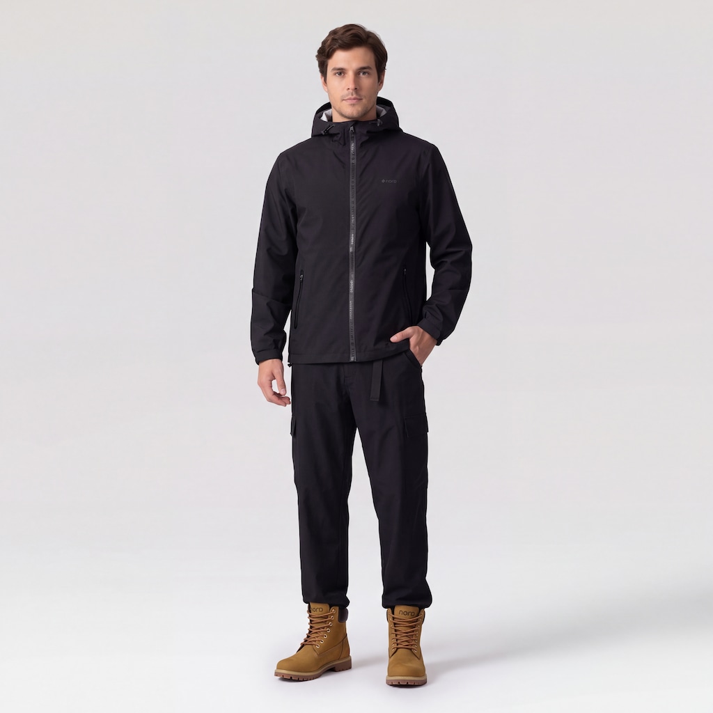 Imagem 3 do produto Jaqueta Masculina Nord com Capuz Impermeável Selada