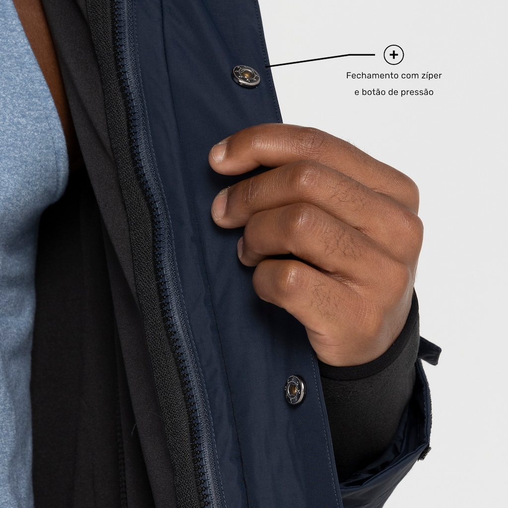 Imagem 3 do produto Jaqueta Masculina Nord com Capuz Removível 3 em 1