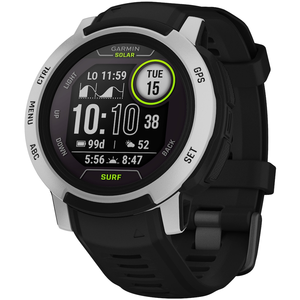 Imagem 1 do produto Relógio Monitor Cardíaco Garmin GPS Instinct 2 Solar - Adulto