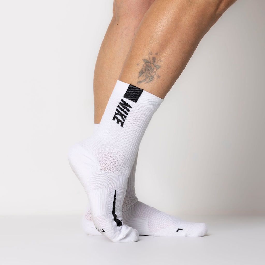 Imagem 4 do produto Kit de Meia De Corrida Nike Cano Alto Multiplier Crew - Adulto - 2 Pares
