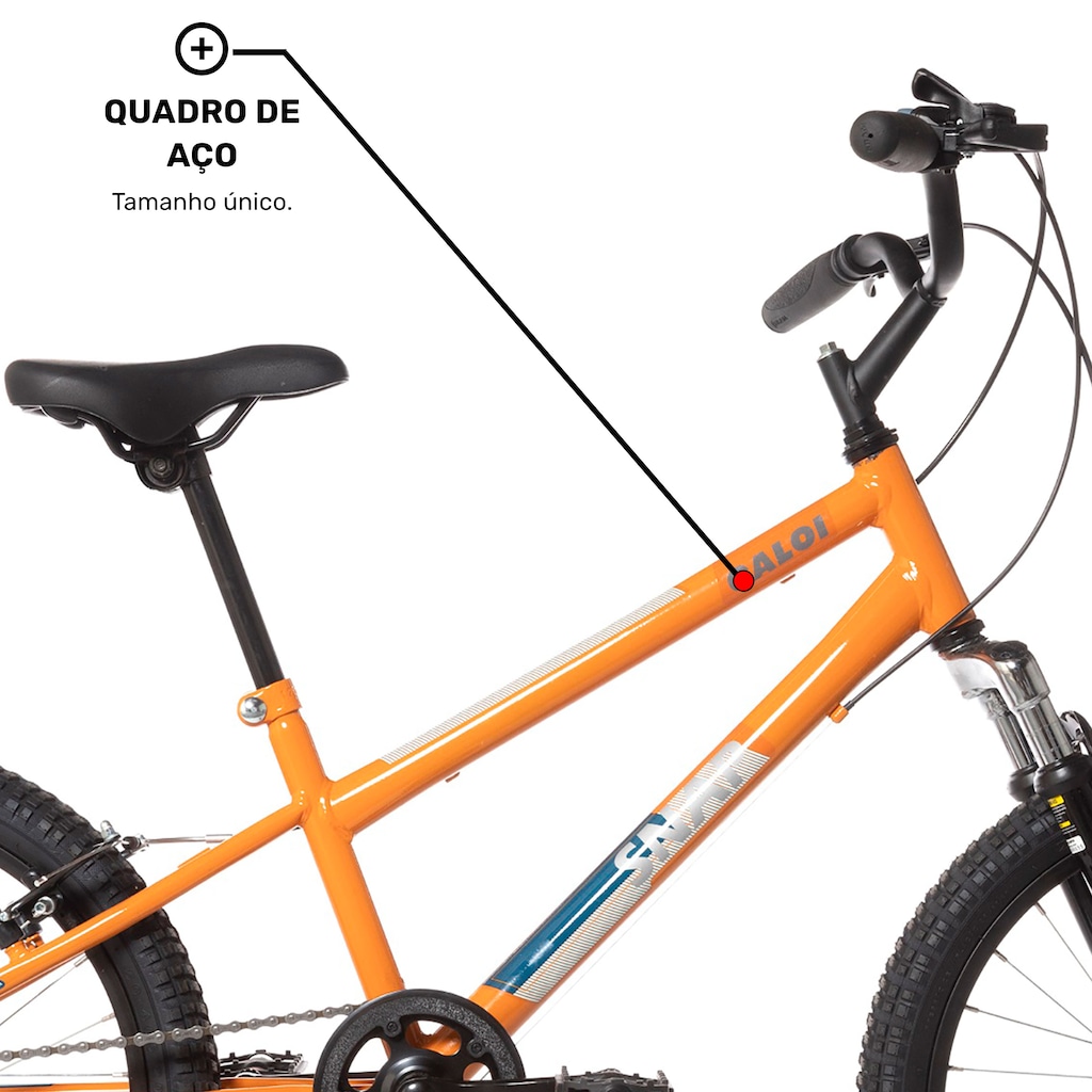 Imagem 3 do produto Bicicleta Infantil Aro 20 Caloi Snap - Freio V-Brake