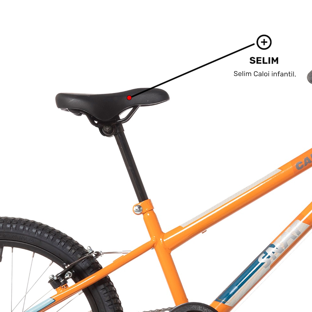 Imagem 4 do produto Bicicleta Infantil Aro 20 Caloi Snap - Freio V-Brake