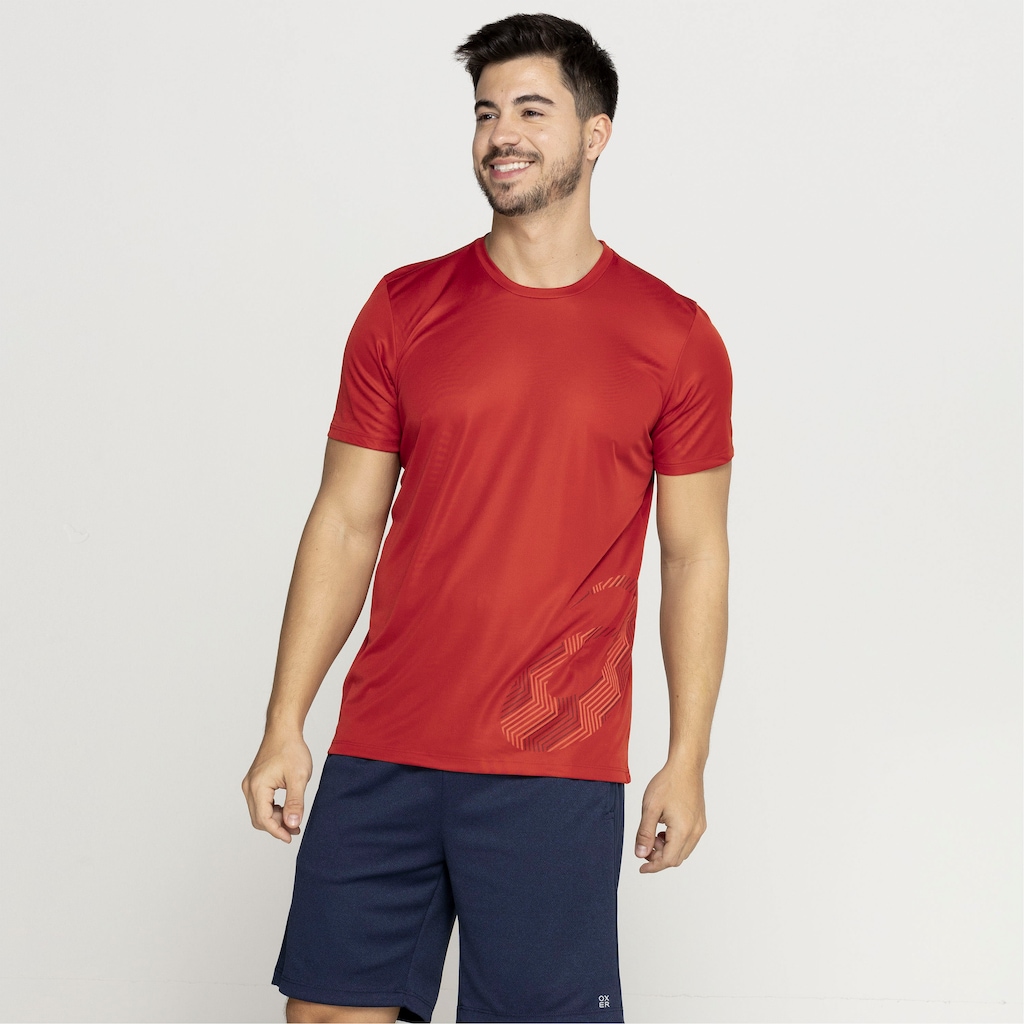Imagem 3 do produto Camiseta Masculina ASICS Manga Curta Marmorizado Anti Odor Cava Tradicional