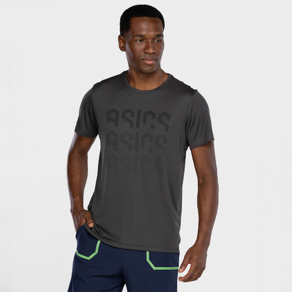 Imagem 4 do produto Camiseta Masculina ASICS Manga Curta Logo Ao Cmc Ct
