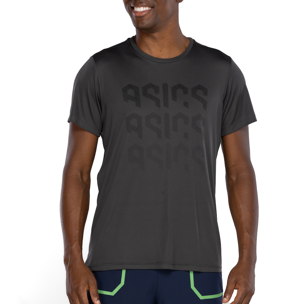 Imagem 1 do produto Camiseta Masculina ASICS Manga Curta Logo Ao Cmc Ct