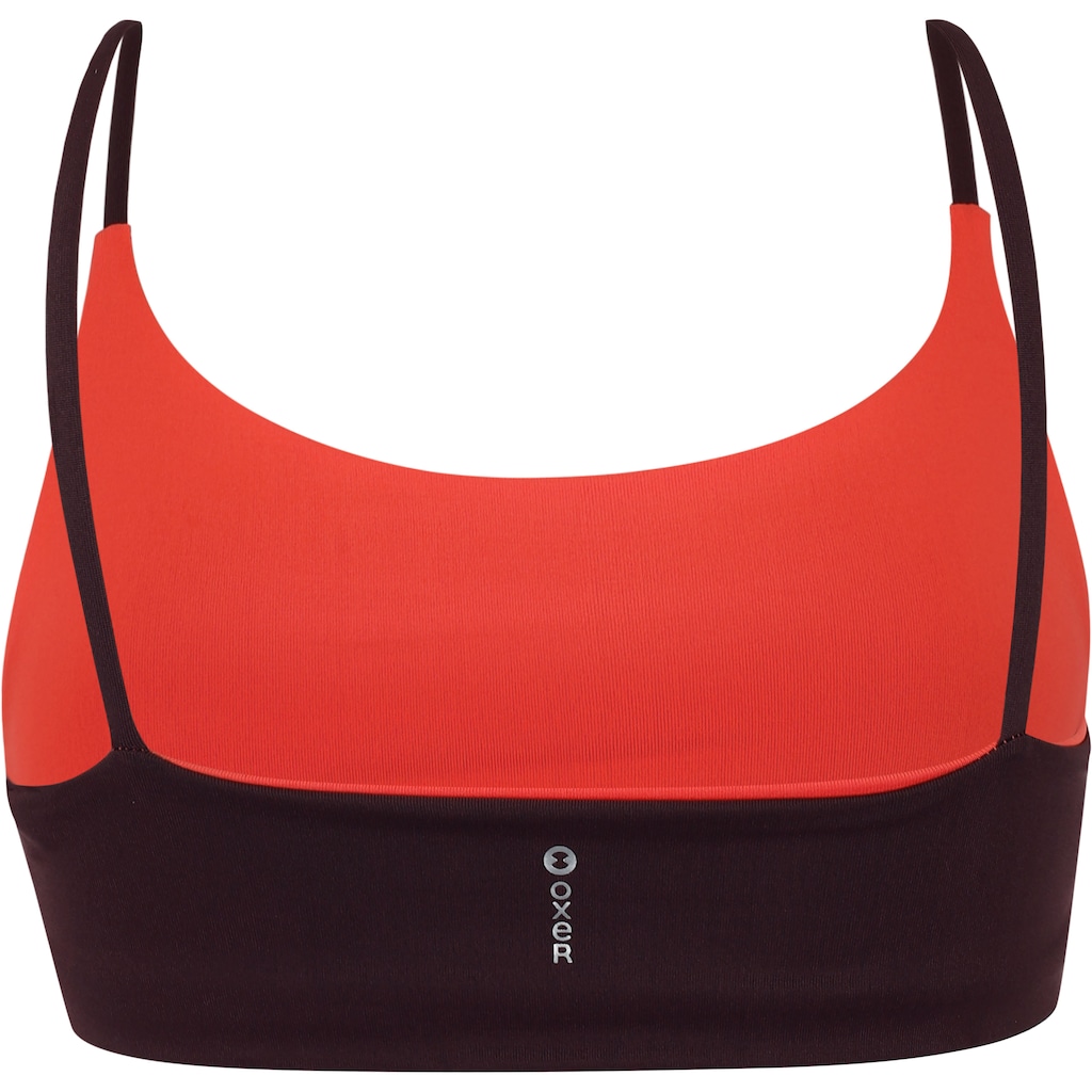 Imagem 2 do produto Top Fitness sem Bojo Oxer Baixa Sustentação Reversível Bicolor