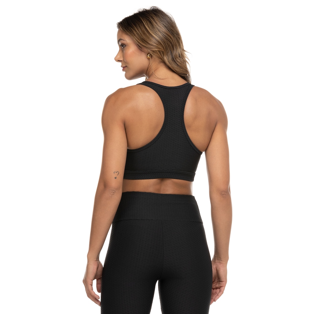 Imagem 2 do produto Top Fitness com Bojo Removível Oxer Média Sustentação Bartak - Adulto