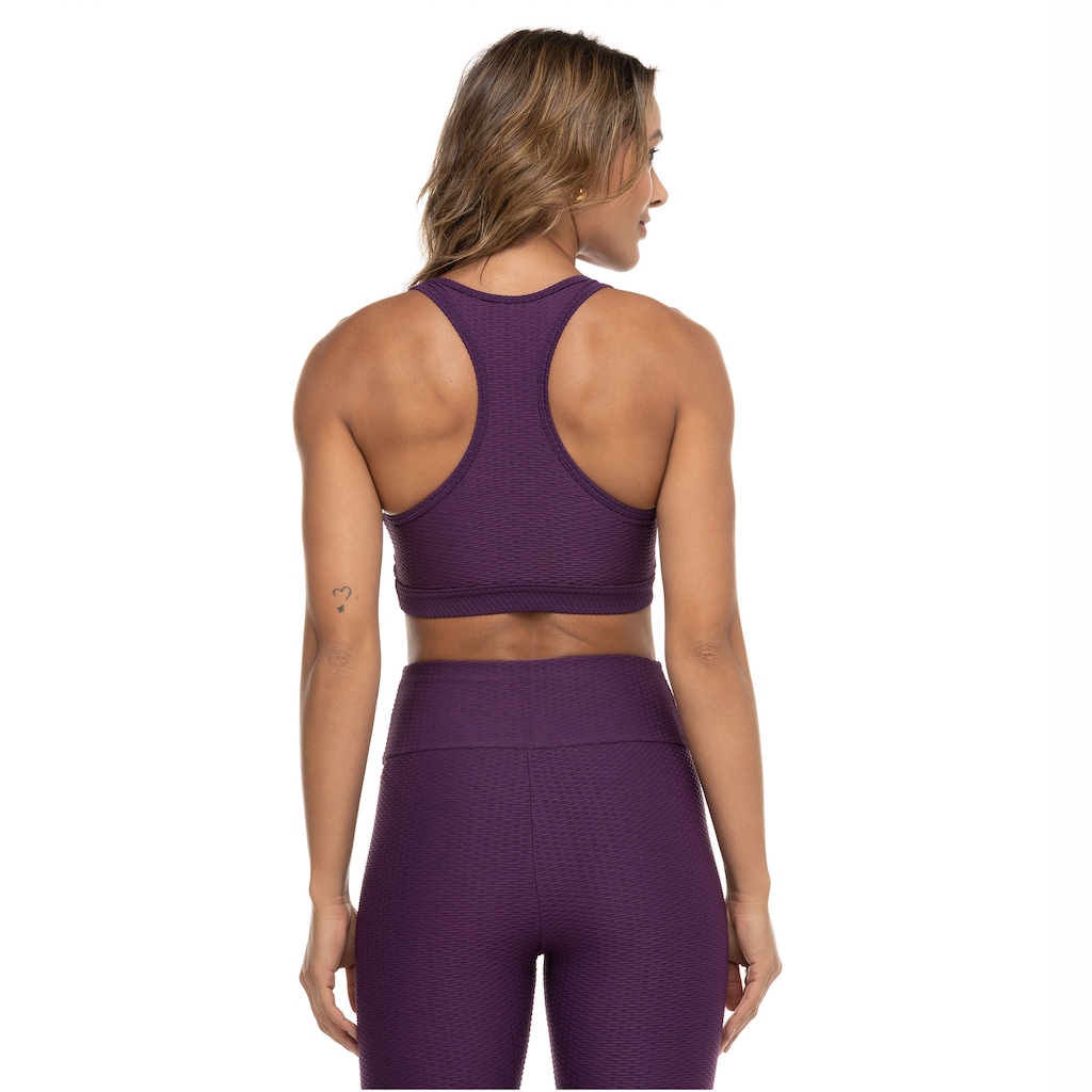 Imagem 2 do produto Top Fitness com Bojo Removível Oxer Média Sustentação Bartak - Adulto