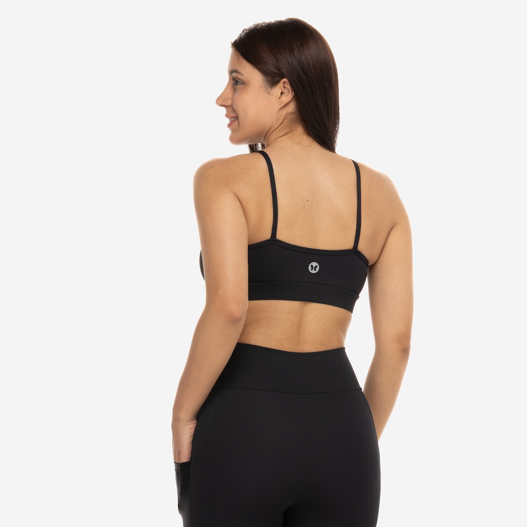 Imagem 2 do produto Top Fitness com Bojo e Proteção UV Vestem Média Sustentação Fiji - Adulto