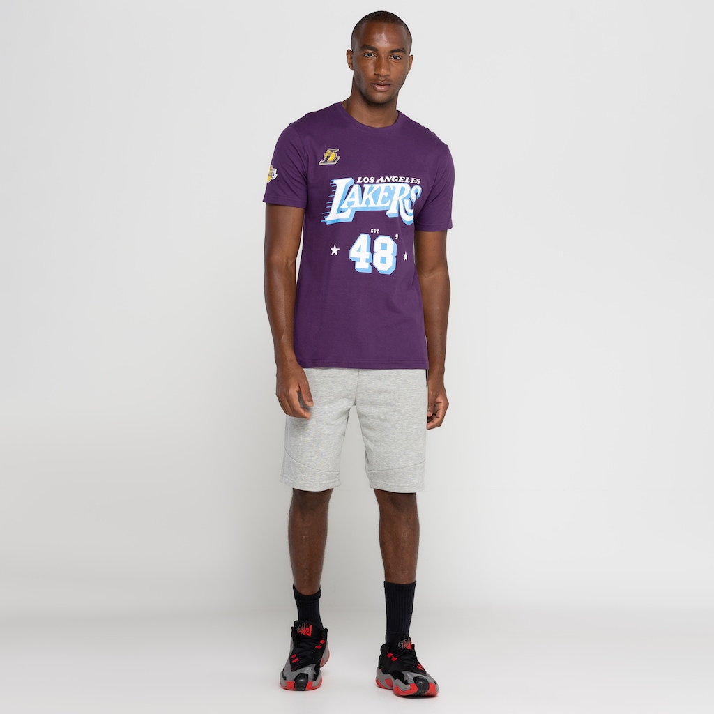 Imagem 3 do produto Camiseta Los Angeles Lakers Masculina NBA Manga Curta Nb439