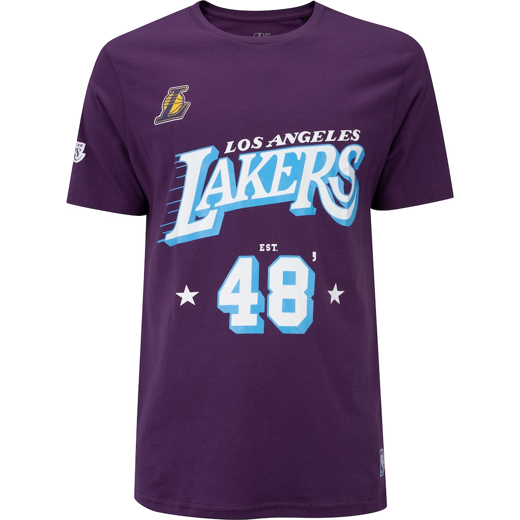 Imagem 5 do produto Camiseta Los Angeles Lakers Masculina NBA Manga Curta Nb439