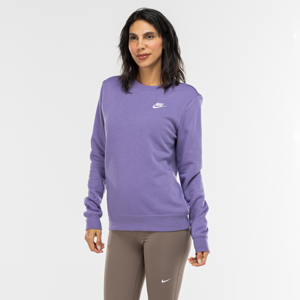 Imagem 4 do produto Blusão Feminino Nike Club Fleece Crew