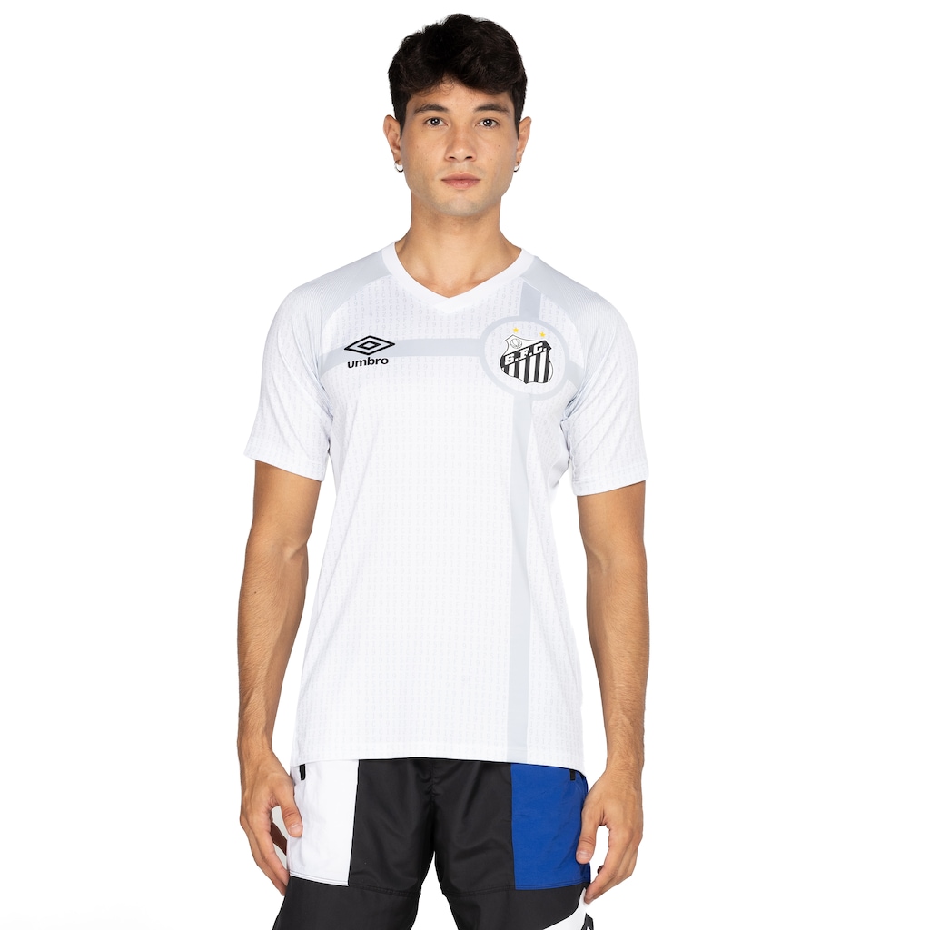 Imagem 1 do produto Camisa do Santos 23 Masculina Umbro Aquecimento