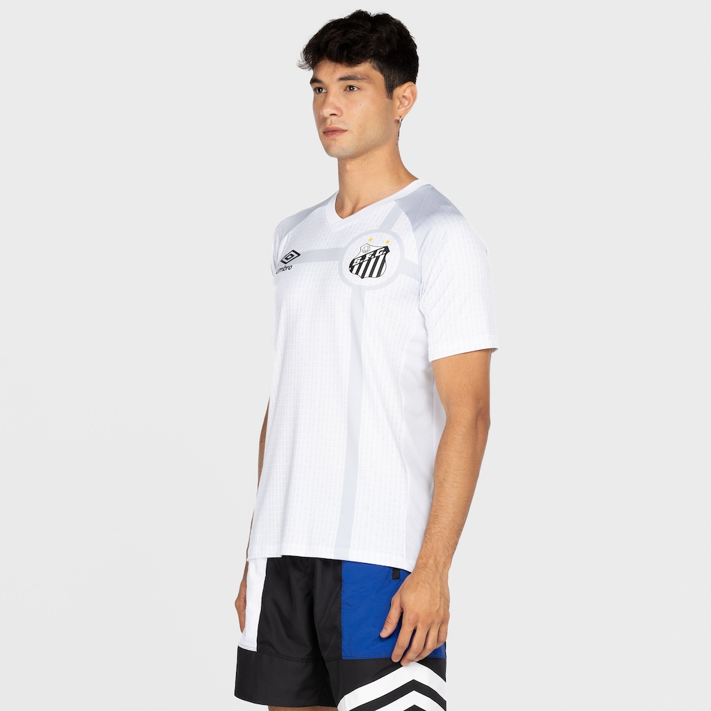 Imagem 4 do produto Camisa do Santos 23 Masculina Umbro Aquecimento