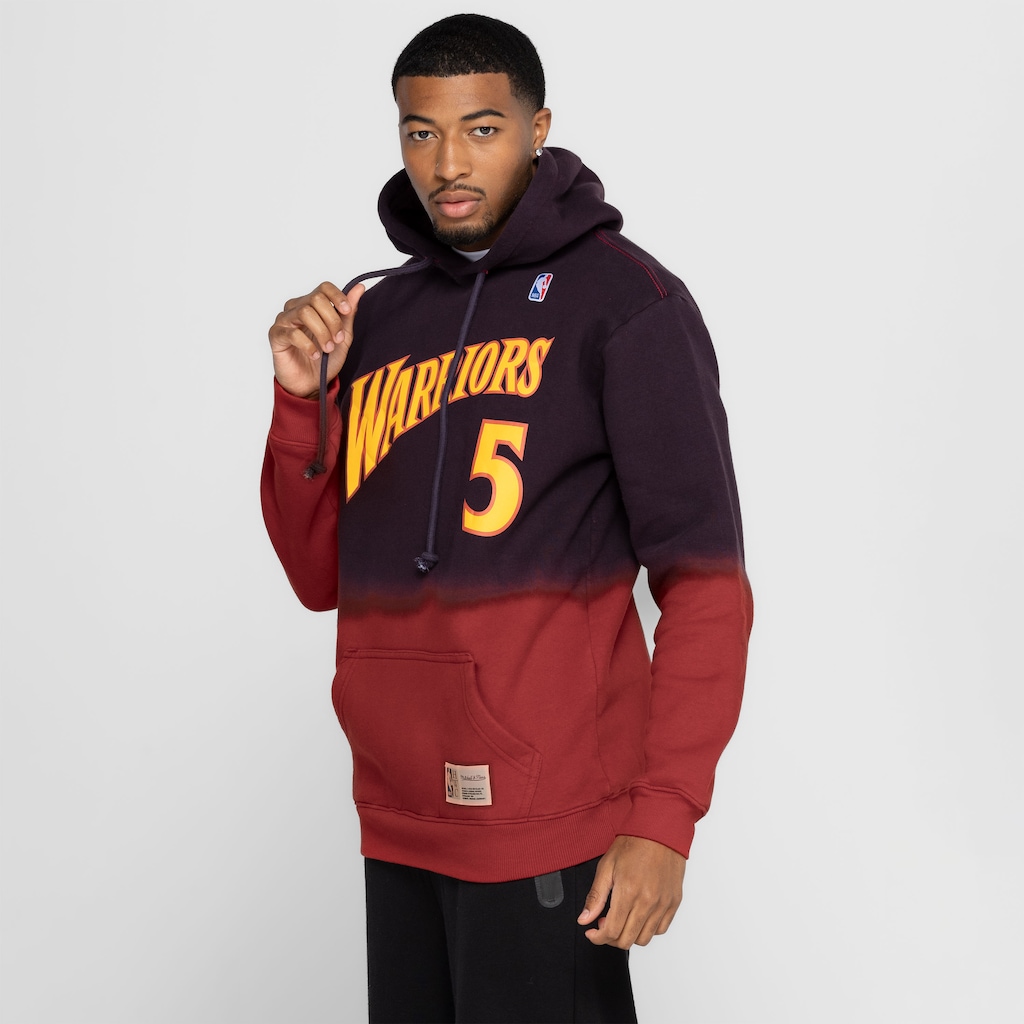 Imagem 4 do produto Blusão Golden State Warriors Mitchell & Ness NBA Masculino com Capuz MT499