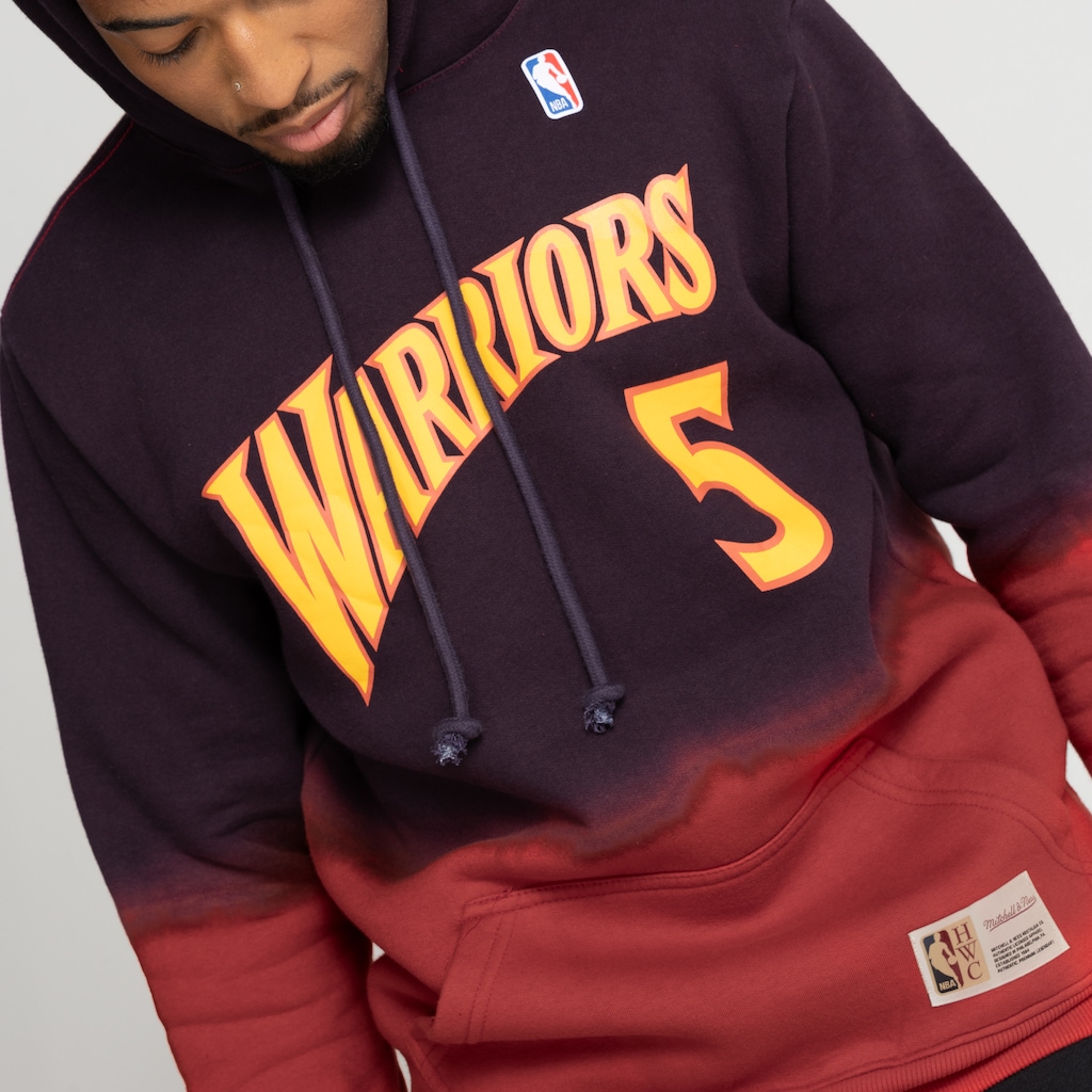 Imagem 5 do produto Blusão Golden State Warriors Mitchell & Ness NBA Masculino com Capuz MT499