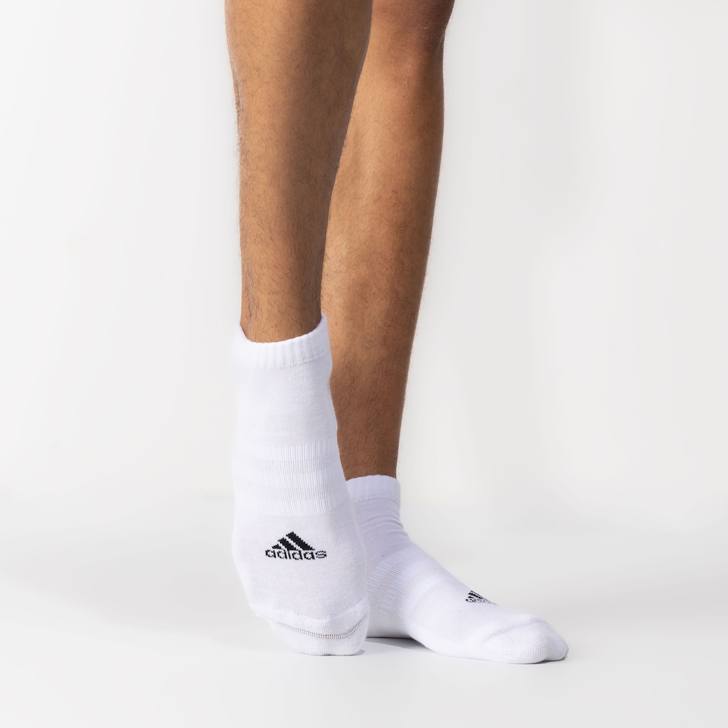 Imagem 4 do produto Kit de Meias adidas Cano Baixo com 6 Pares - Adulto