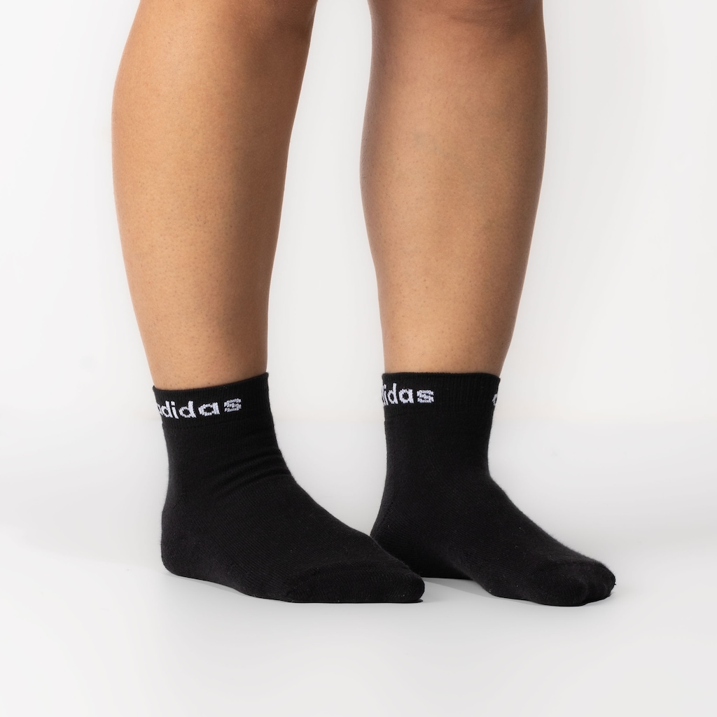 Imagem 2 do produto Kit de Meias adidas Logo Linear Ankle - com 3 Pares - Adulto