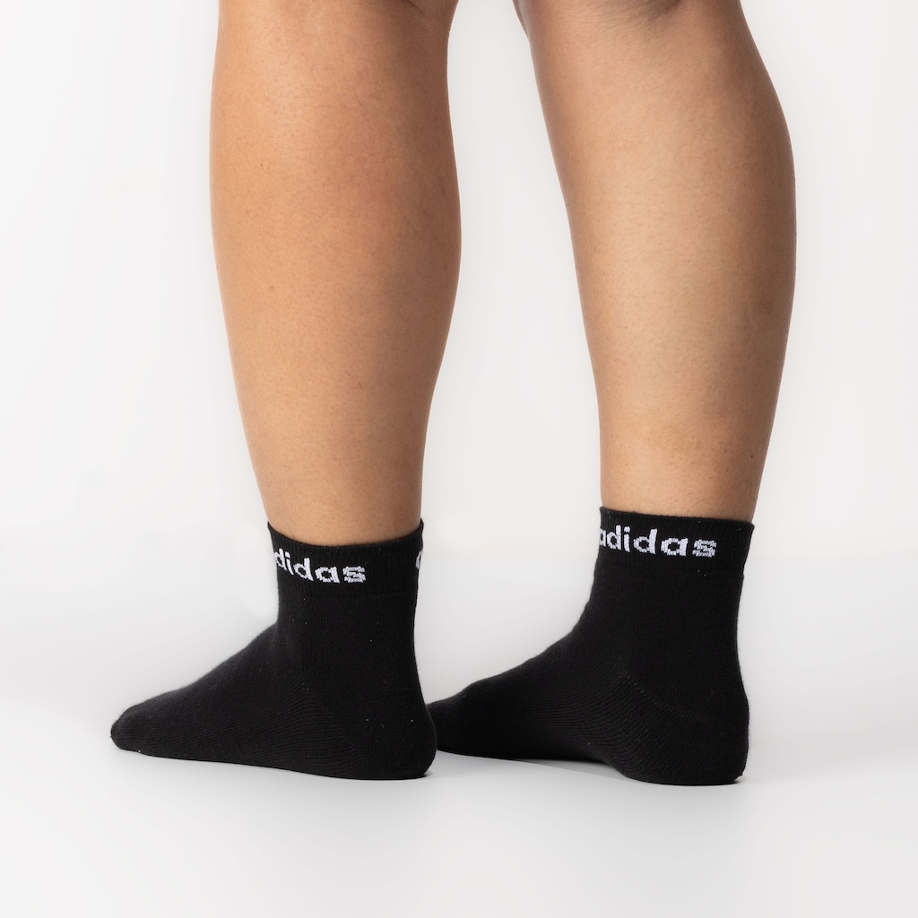 Imagem 3 do produto Kit de Meias adidas Logo Linear Ankle - com 3 Pares - Adulto