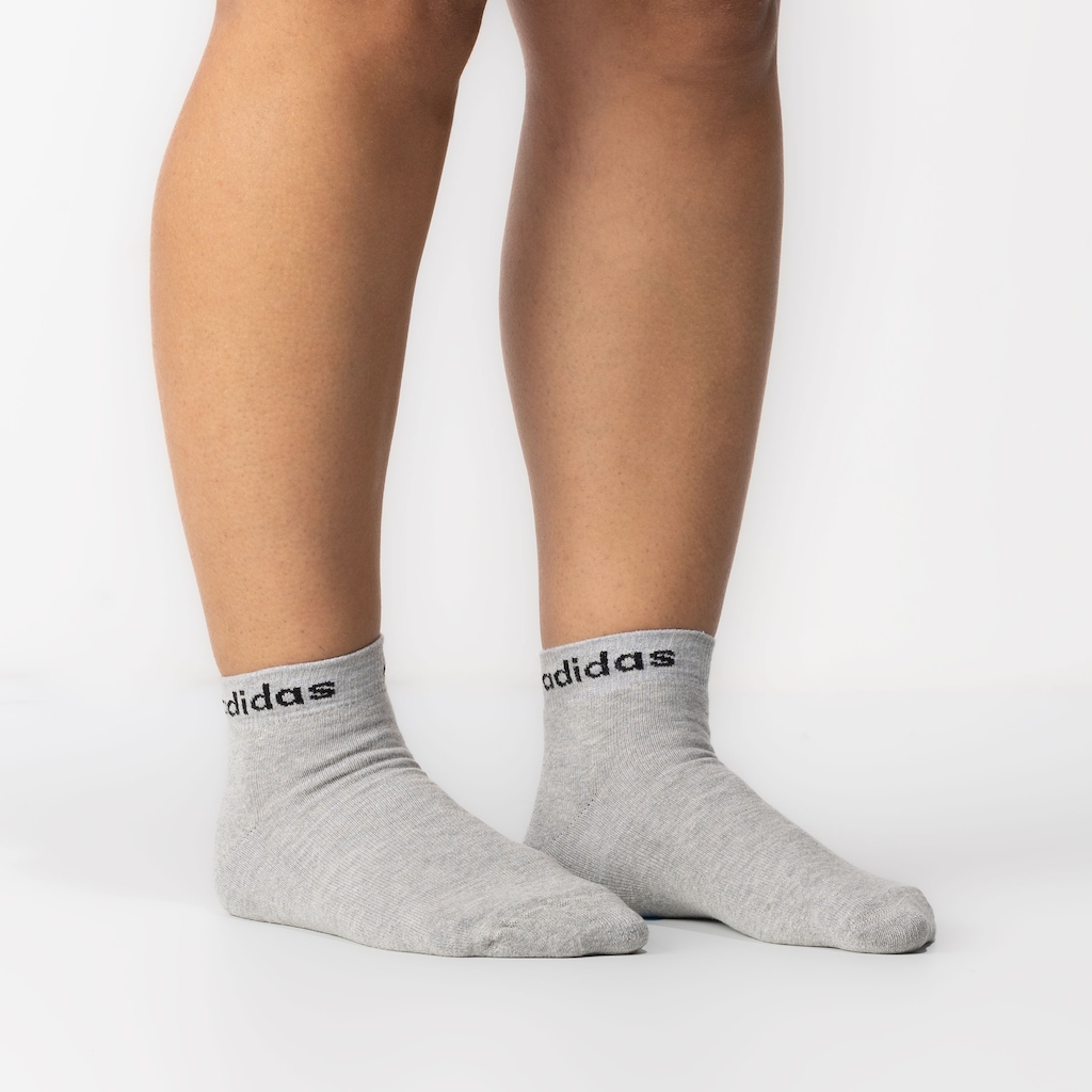 Imagem 3 do produto Kit de Meias adidas Logo Linear Ankle - com 3 Pares - Adulto