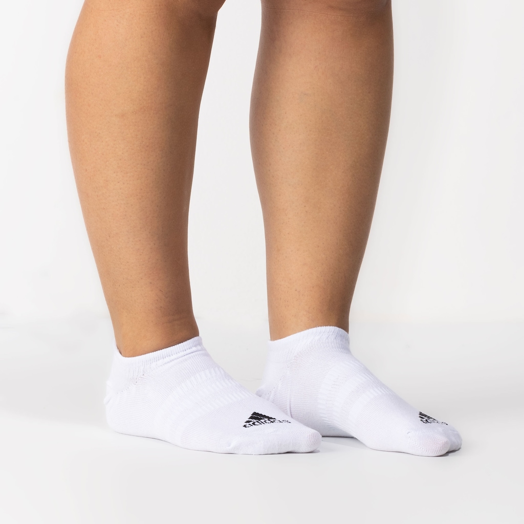 Imagem 4 do produto Kit de Meias Cano Curto adidas Sportswear No Show com 3 pares - Adulto