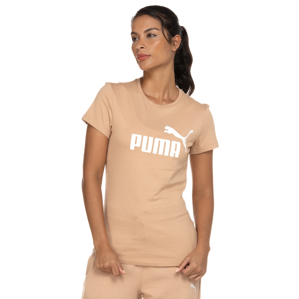 Imagem 4 do produto Camiseta Feminina Puma Manga Curta LS ESS Logo