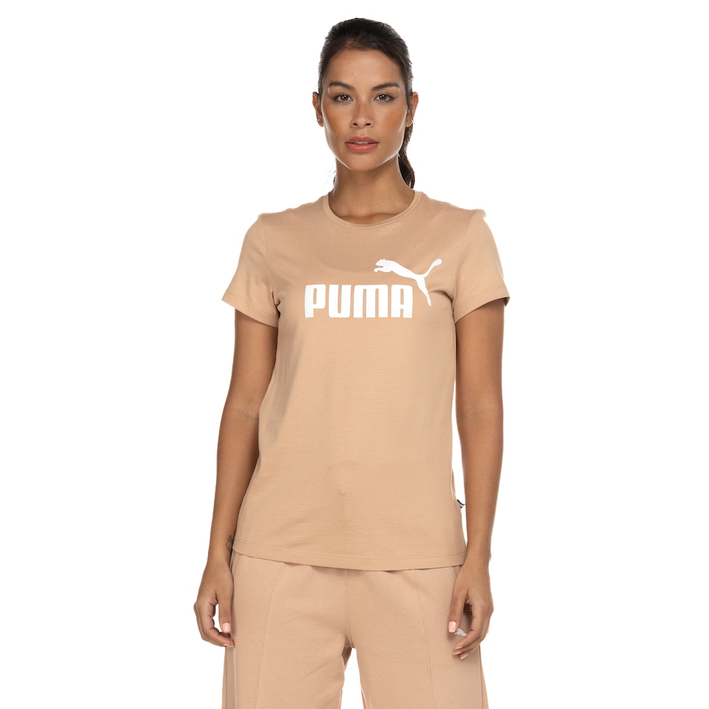 Imagem 1 do produto Camiseta Feminina Puma Manga Curta LS ESS Logo
